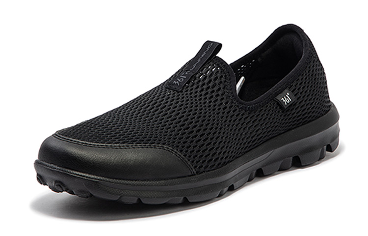 361° Slip Resistant And Breathable Low Top Running Shoes Women's Obsidian Black