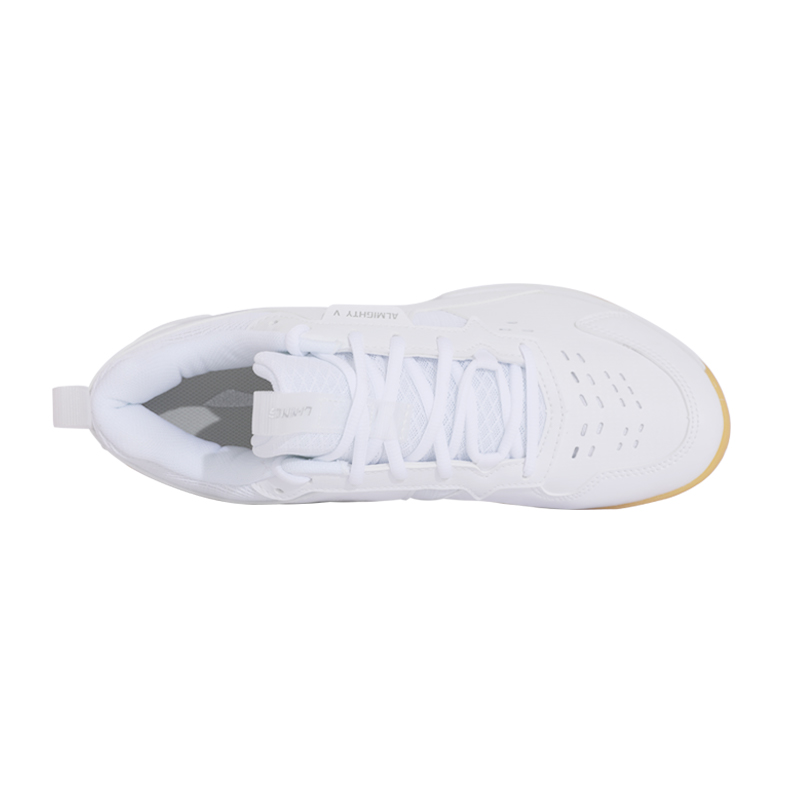 LiNing Ace Ⅴ Shock Absorbers Slip Resistant Abrasion Resistant Breathable Mid Top Badminton Shoes Unisex White купить в интернет-магазине Yoocart с быстрой доставкой по России.