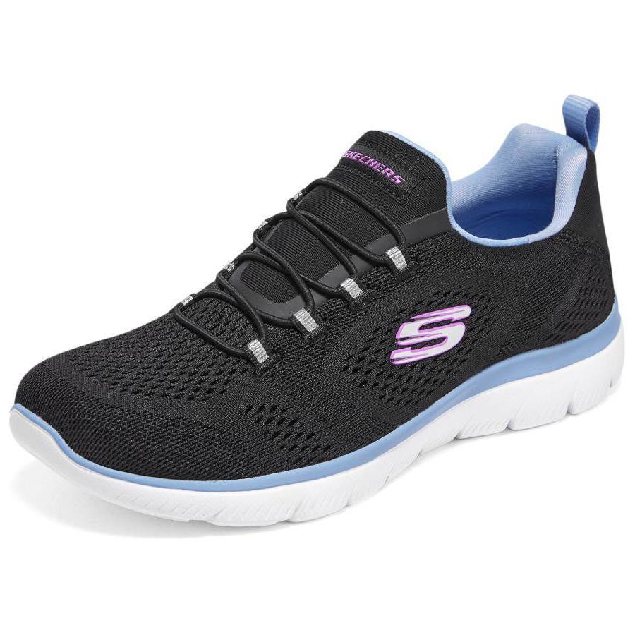 Skechers Low Top Casual Shoes Women's Black Blue