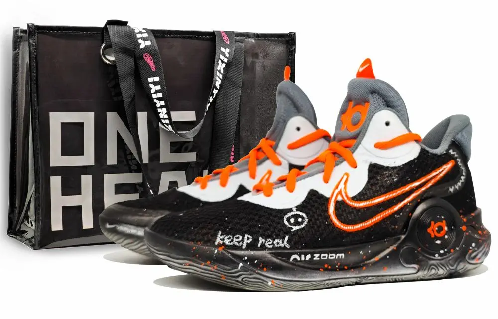 Nike KD Trey 5 IX Mid top Basketball Shoes Unisex Sun Orange