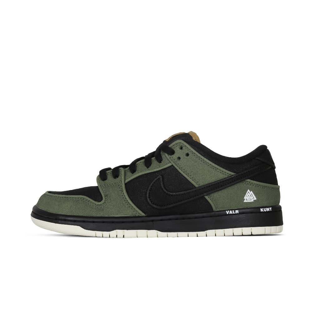 Nike Dunk SB Walker Coverage Cushioning Abrasion Resistant Low Top Skateboard Shoes Unisex Black Green