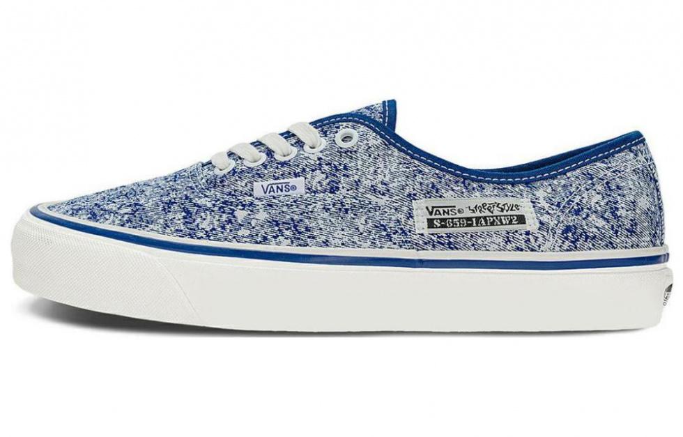 Authentic Vans 44 Dx 'Anaheim Factory Og Acid Wash Blue'