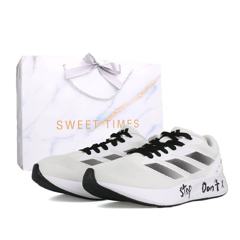 Adidas Duramo RC Abrasion Resistant Low Top Casual Training Sprint City Commute Running Shoes Unisex Black White