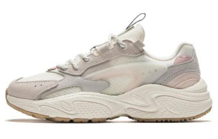 Anta Life Collection Cushioning, Wear Resistant Low top Casual Shoes Women's White Gray