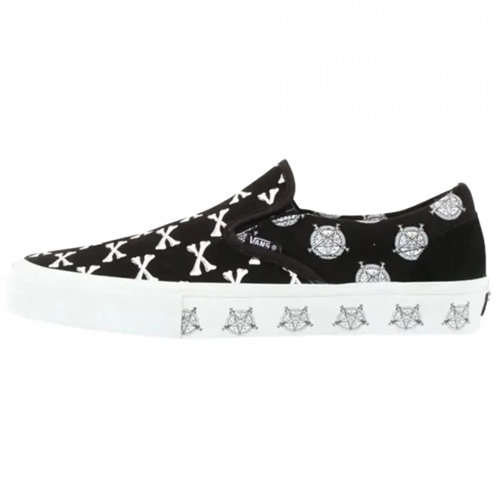 Vans Slip on Skateboard Shoes Unisex Black