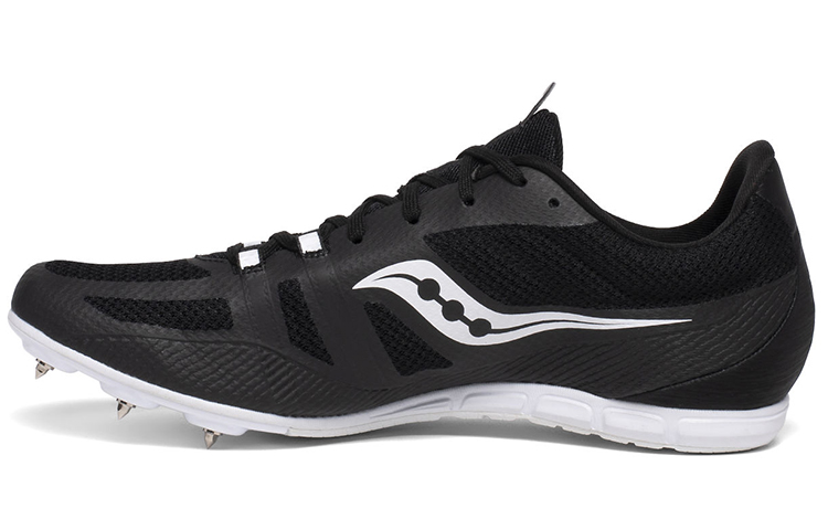 Saucony Cushioning Lightweight Wear-Resistant Slip-Resistant Low-Top Running Shoes Men's Black White