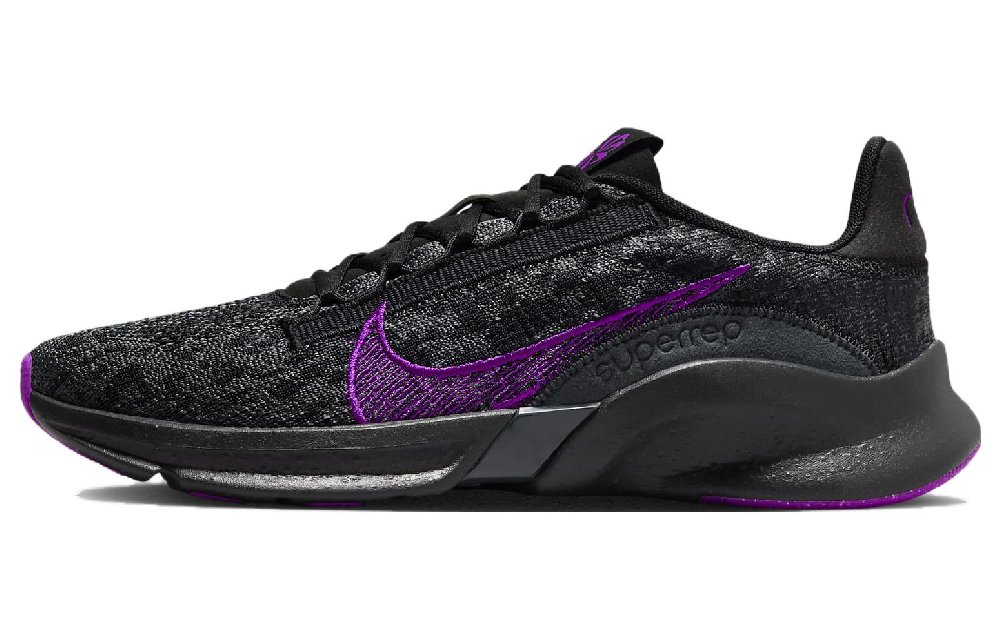 Nike SuperRep Go 3 Flyknit Next Nature 'Anthracit Vivid Purple' Women's