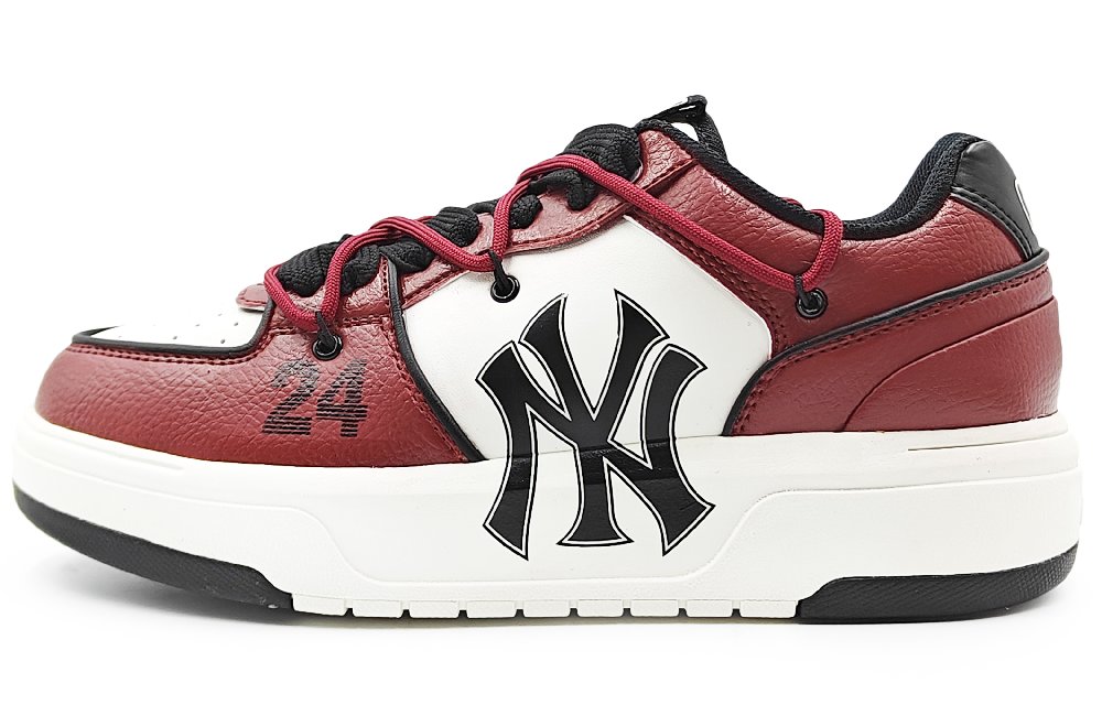 MLB Chunky Liner Abrasion Resistant Low Top Skateboard Shoes Unisex Vintage Red