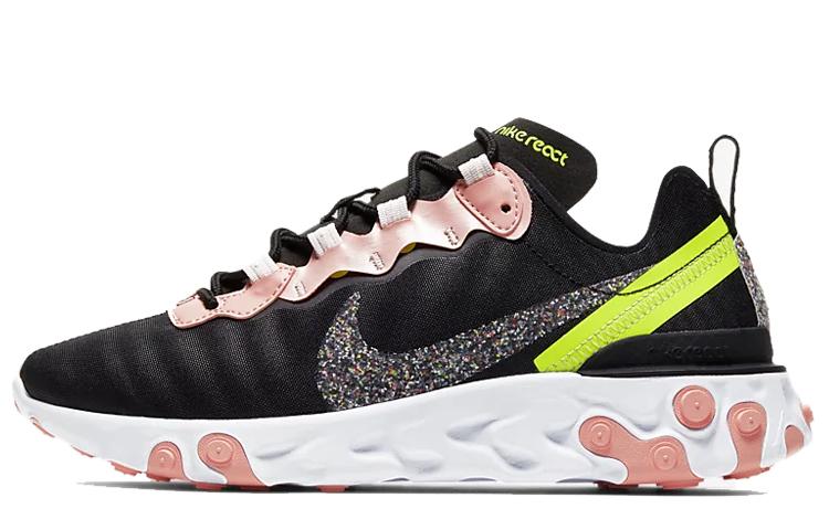 Nike React Element 55 Premium 'Black Coral Stardust' Women's