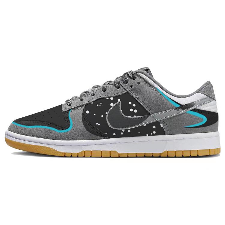 Nike Dunk Profound Universe Frozen Slip-Resistant Low-Top Skateboard Shoes Men's White Gray