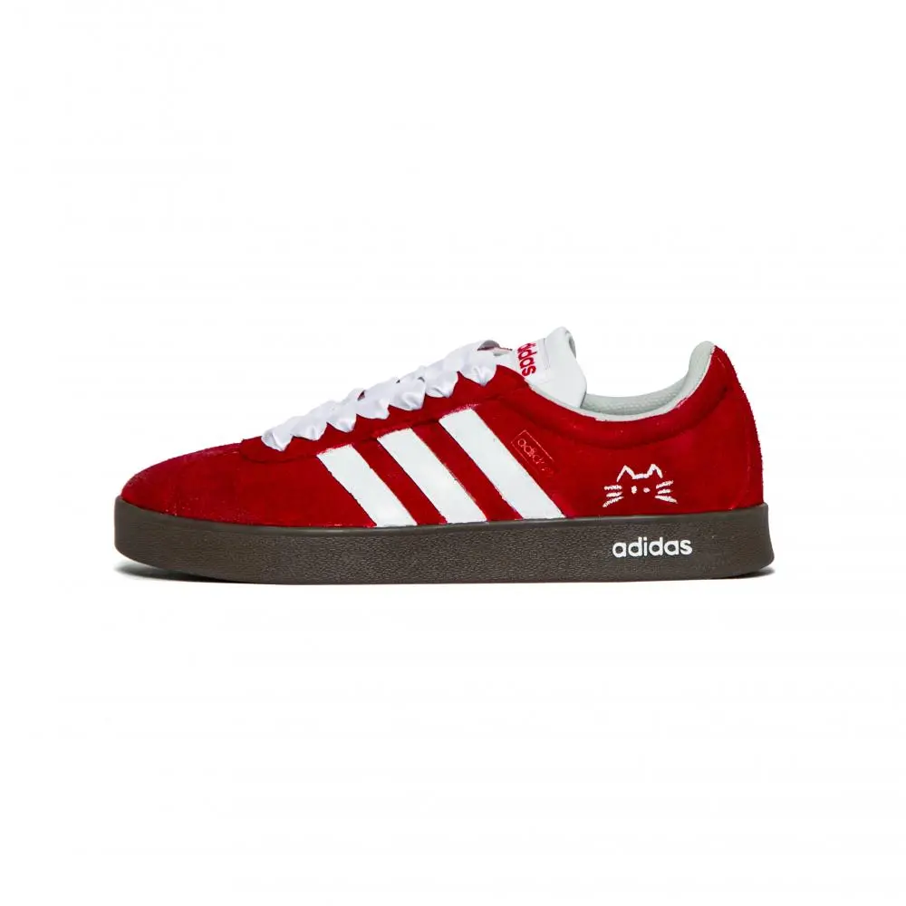 Adidas VL COURT 2.0 Cushioning Low top Skateboard Shoes Unisex Red