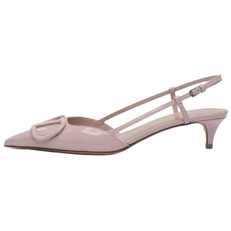 Valentino Vlogo Pointed Toe Slingback Pumps