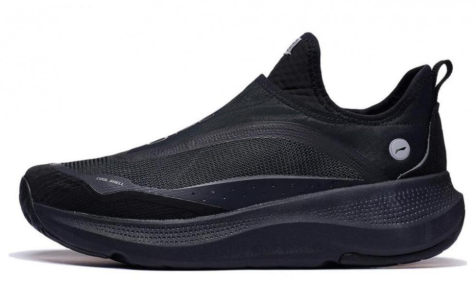 LiNing SOFT GO Anti-Slip Wear-Resistant Low-Top Casual Shoes Men's Black