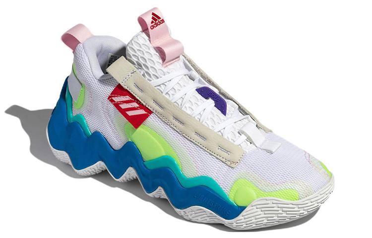 Adidas Exhibit B Wear resistant Non Slip White Green Blue купить в интернет-магазине Yoocart с быстрой доставкой по России.