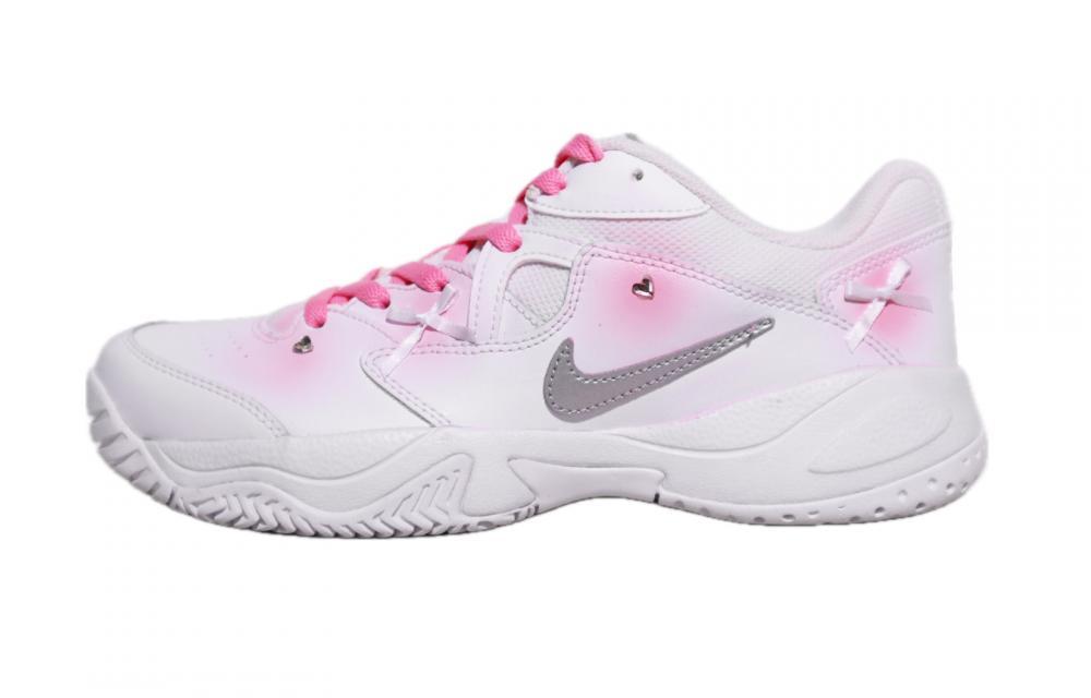 Nike Court Lite 2 Tennis Shoes Women's Low-Top White/Pink