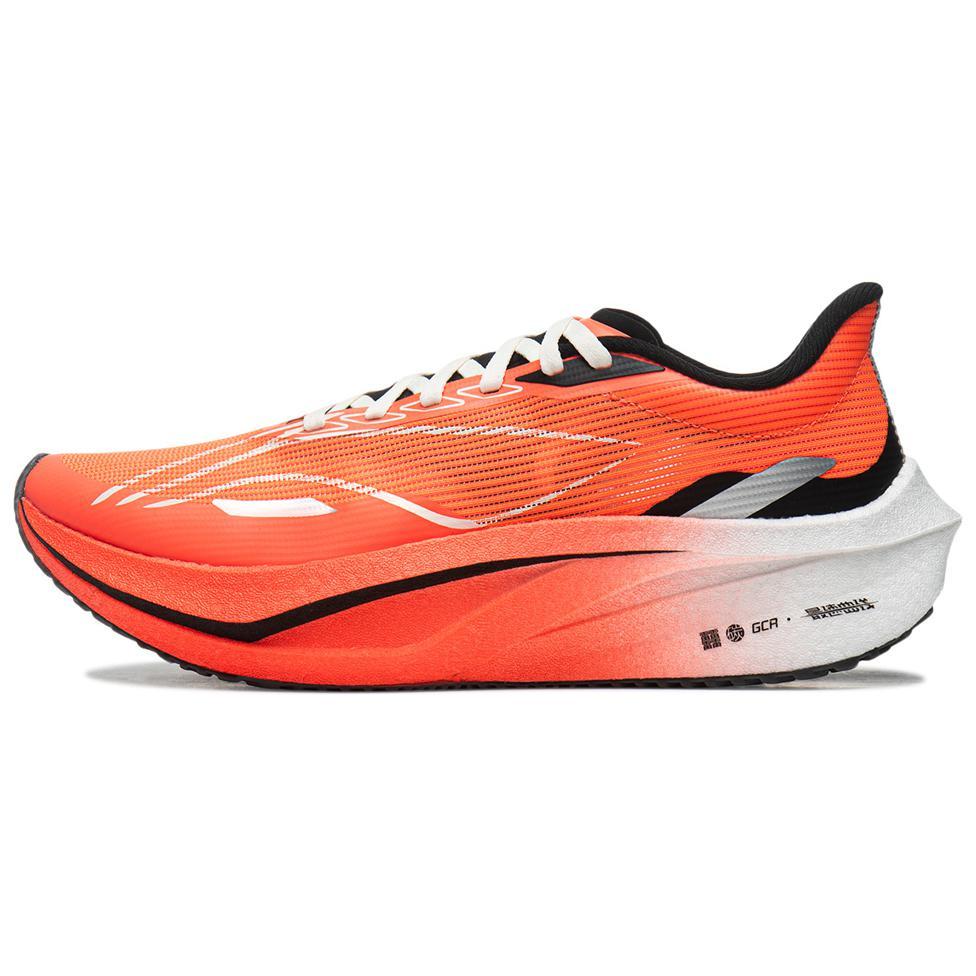 LINING Feidian 4 Challenger Running Shoes Women's Low Top Neon Fruit Red/Fluorescent Bright Orange