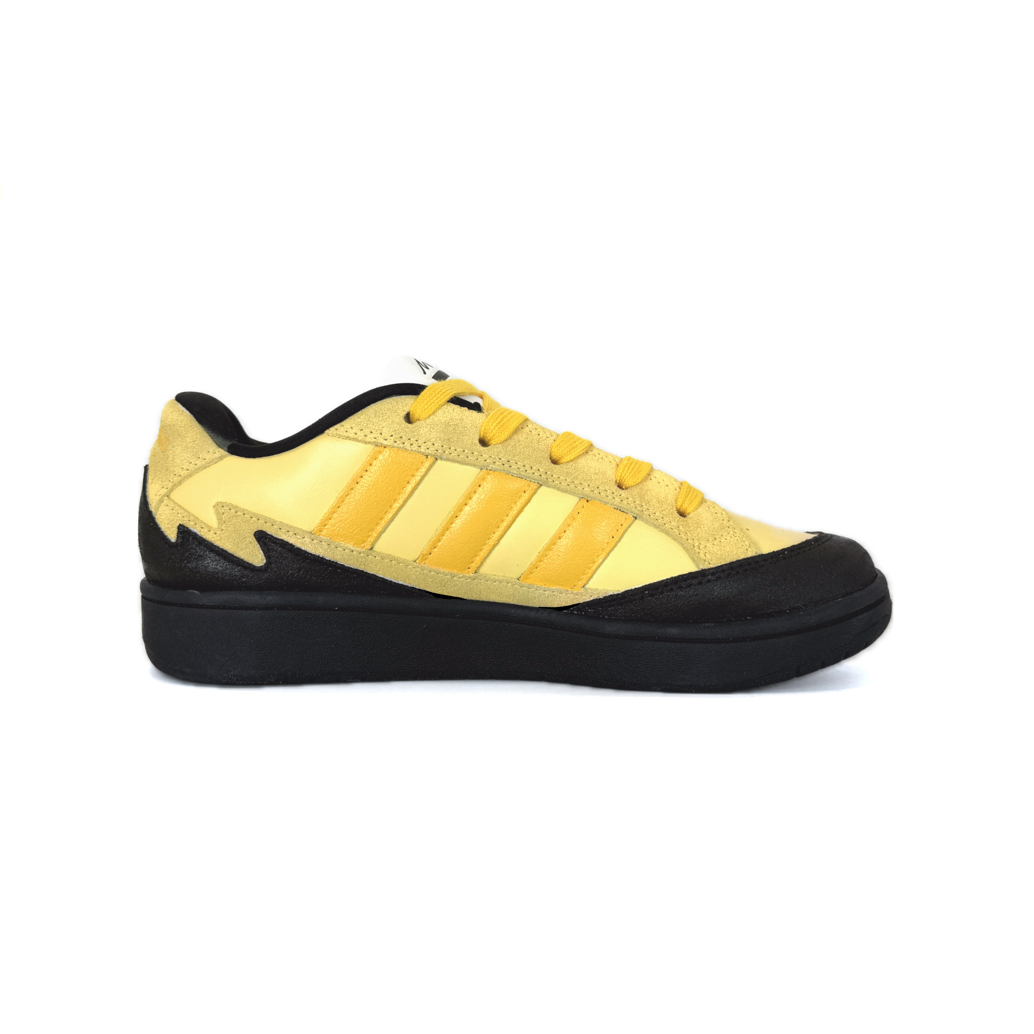 Adidas WCARD ADV Low top Skateboard Shoes Unisex Black Yellow
