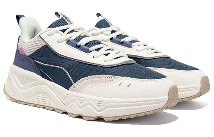361° Low-Top Casual Shoes Women's White Nostalgic Blue