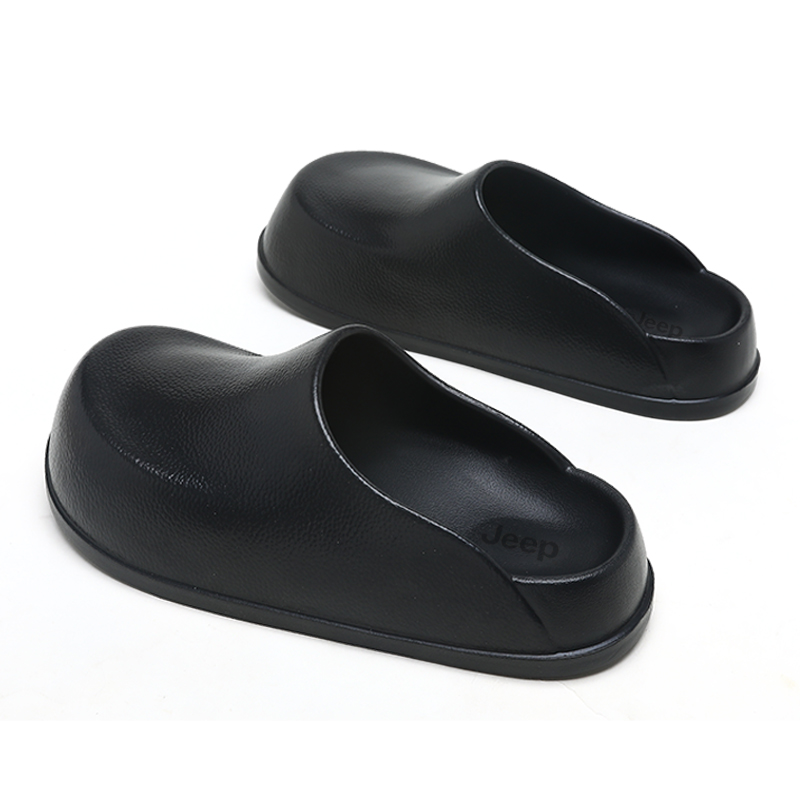 Jeep Closed Toe Slippers Unisex Black купить в интернет-магазине Yoocart с быстрой доставкой по России.