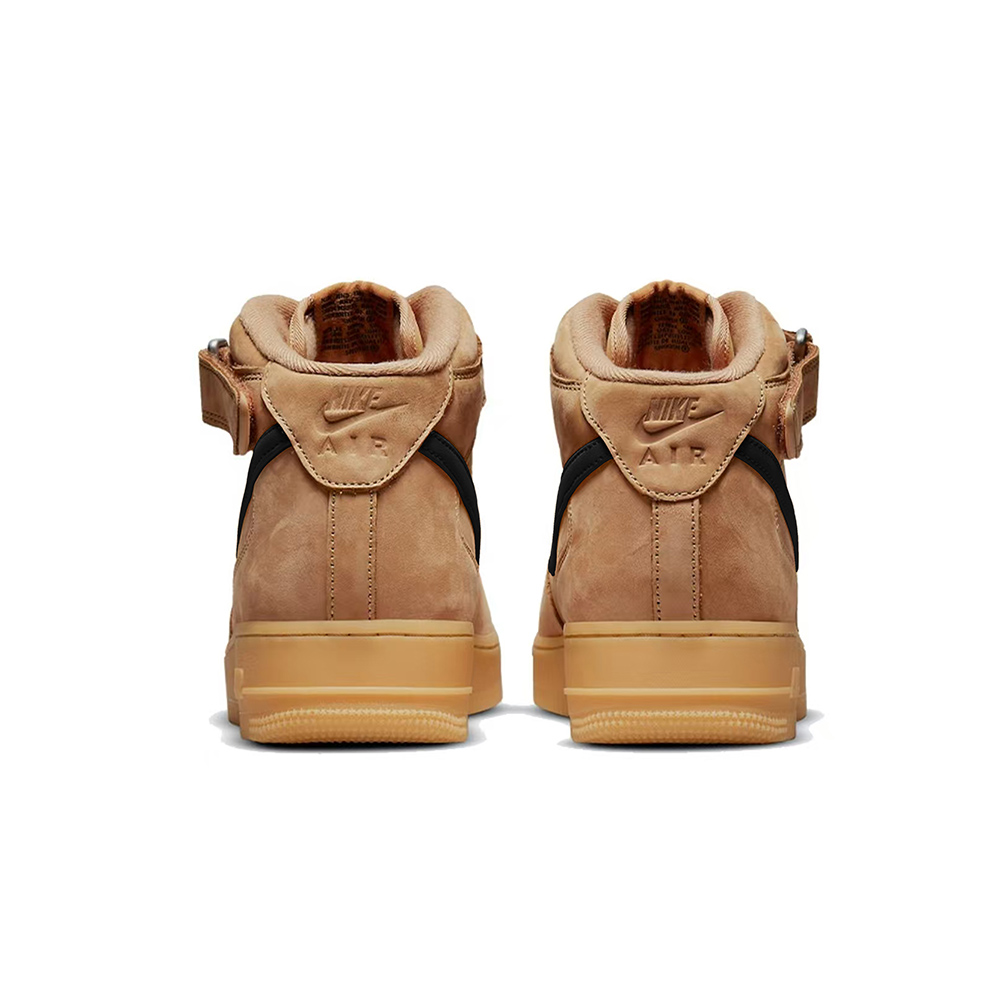 Nike Air Force 1 Slip Resistant Cushioning Mid Top Skateboard Shoes Unisex Brown Black купить в интернет-магазине Yoocart с быстрой доставкой по России.