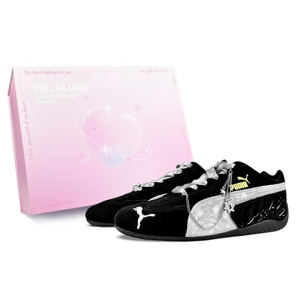 PUMA Speedcat Collection Low top Casual Shoes Unisex Black Silver