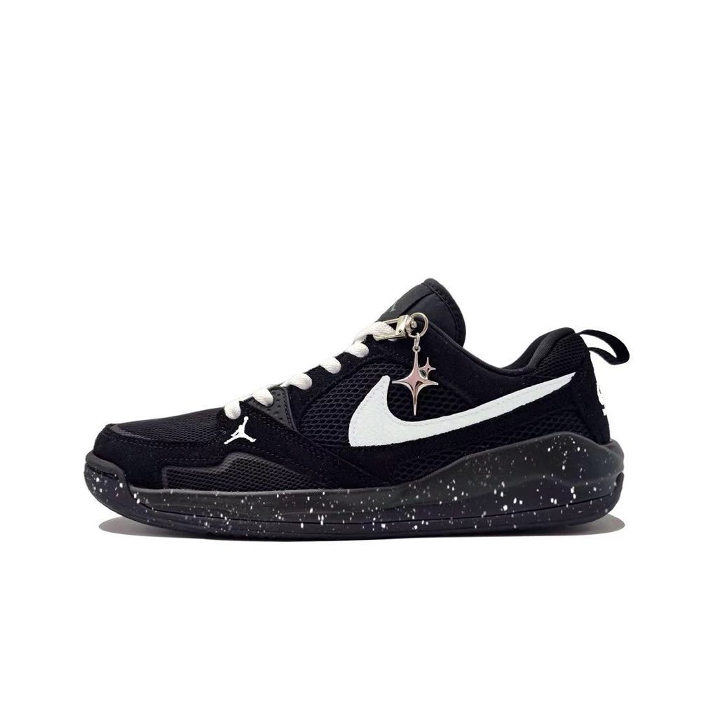 Jordan CMFT Era Starry MH Plan Abrasion Resistant Low Top Casual Shoes Unisex Black