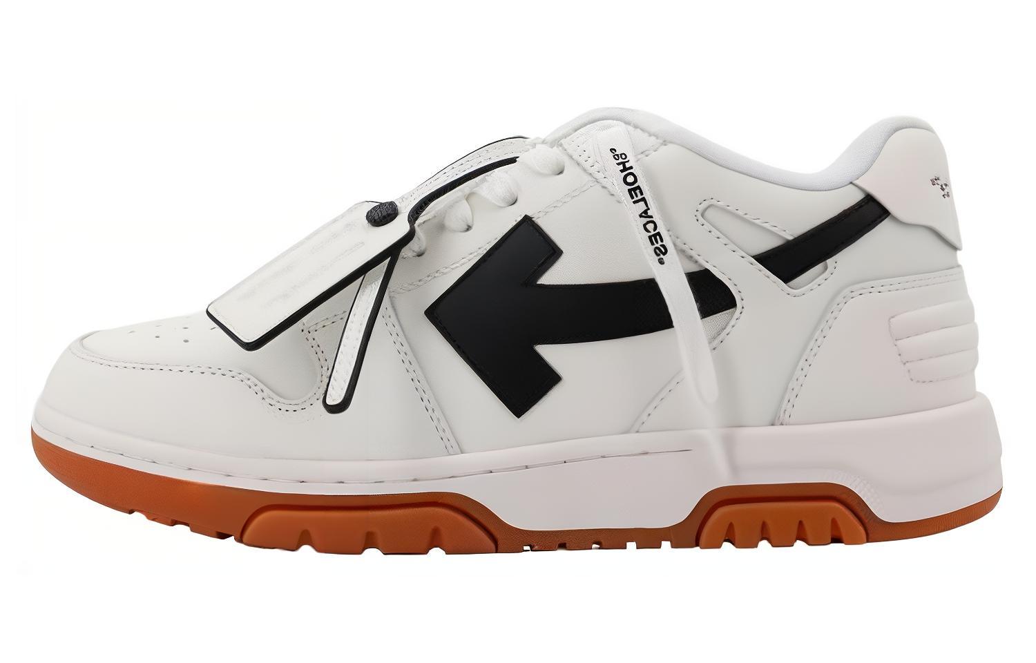 OFF WHITE Out Of Office Panelled Leather Sneakers