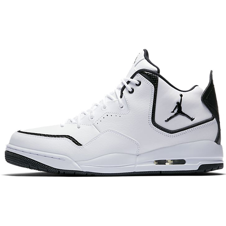 Jordan Courtside 23 Rooster Slip-Resistant Mid-Top Vintage Basketball Shoes Men's White Black