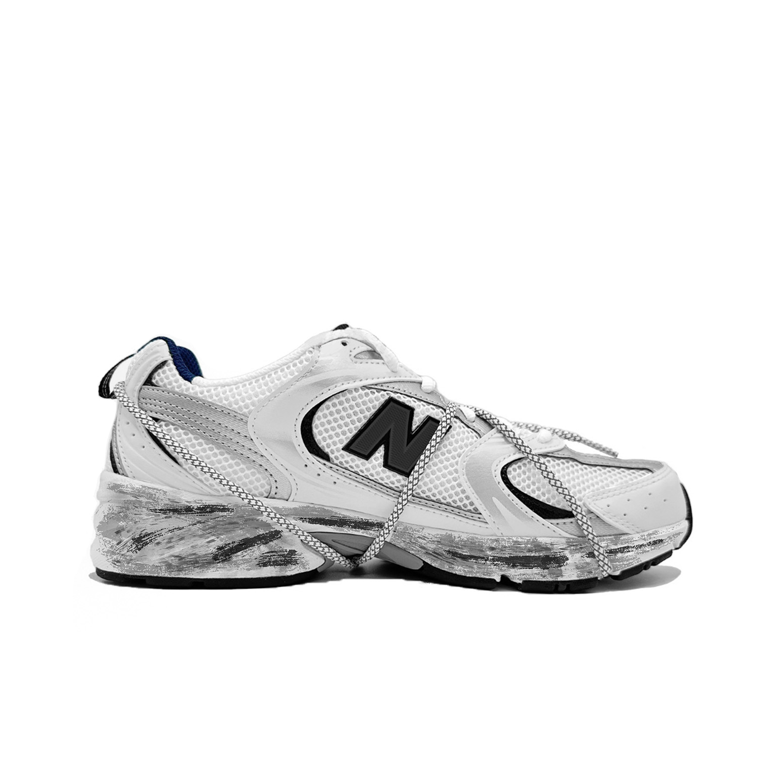 New Balance NB 530 Low top Running Shoes Unisex Black White