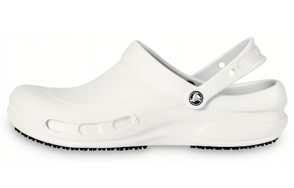 Crocs Bistro Slip Resistant Work Clog White