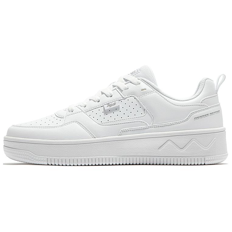 361° Slip-Resistant Cushioning Low-Top Skateboard Shoes Men's White купить в интернет-магазине Yoocart с быстрой доставкой по России.