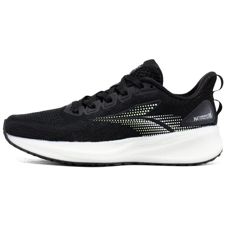 361° Wing Gundam 5.0 Cushioning Abrasion Resistant Breathable Slip Resistant Low Top Running Shoes Women's Black White