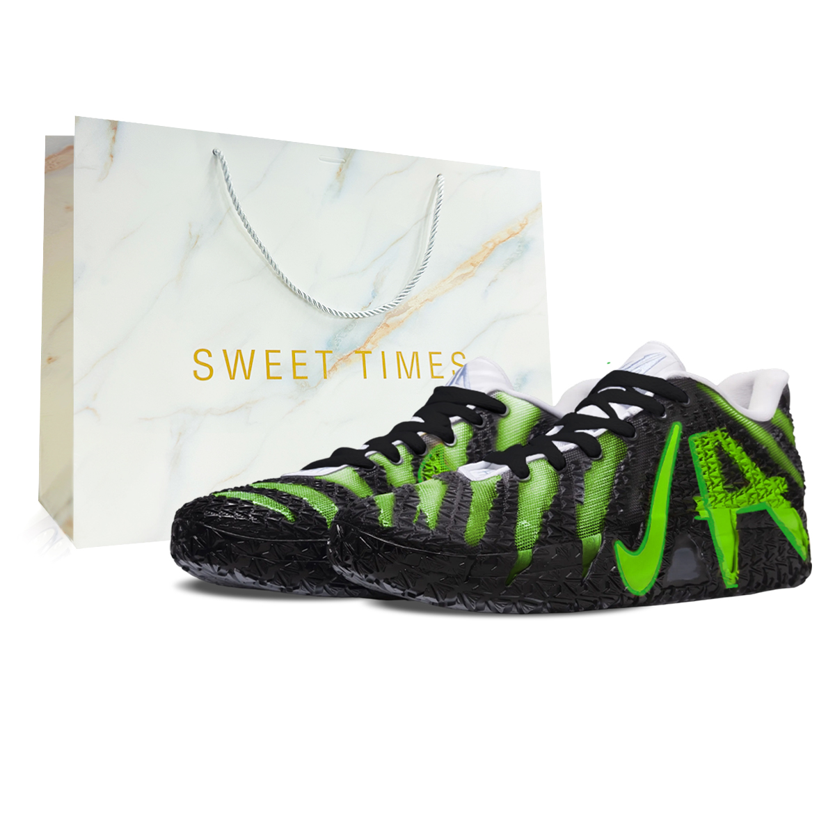 Nike Ja Morant 3 Basketball Shoes Unisex Low top Green