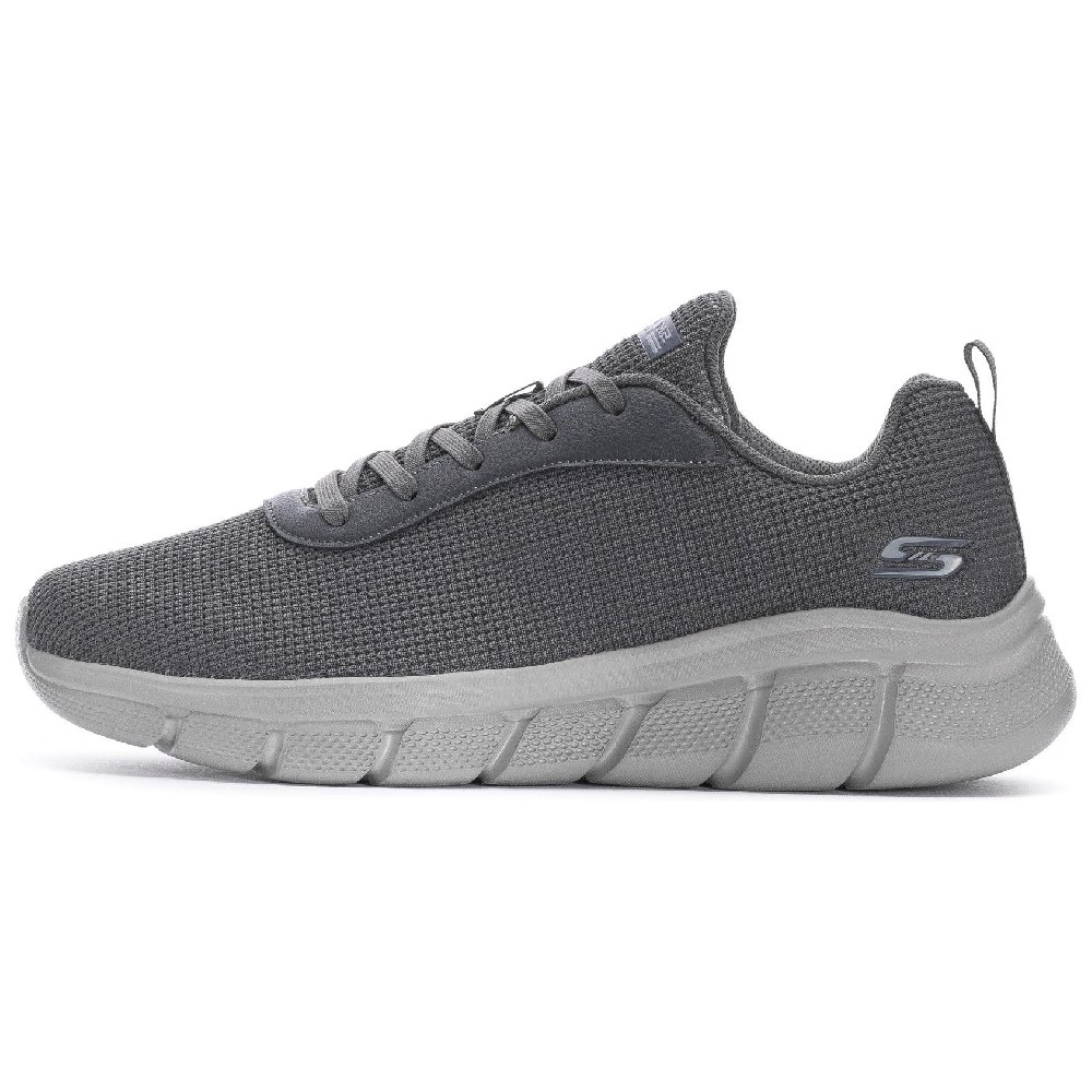 Skechers BOBS B FLEX Anti-Slip And Wear-Resistant Lightweight Low-Top Casual Running Shoes Men's Gray