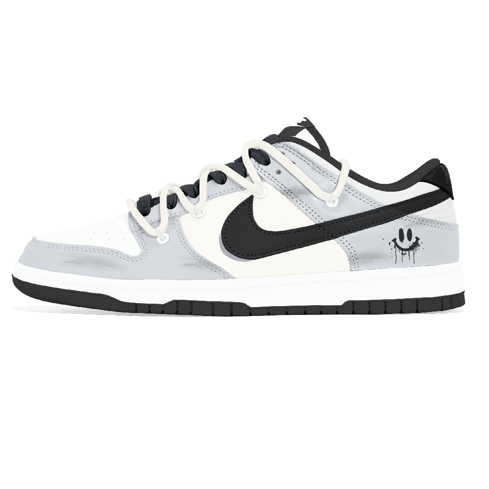 Nike Dunk Abrasion Resistant Low Top Skateboard Shoes Men's Gray