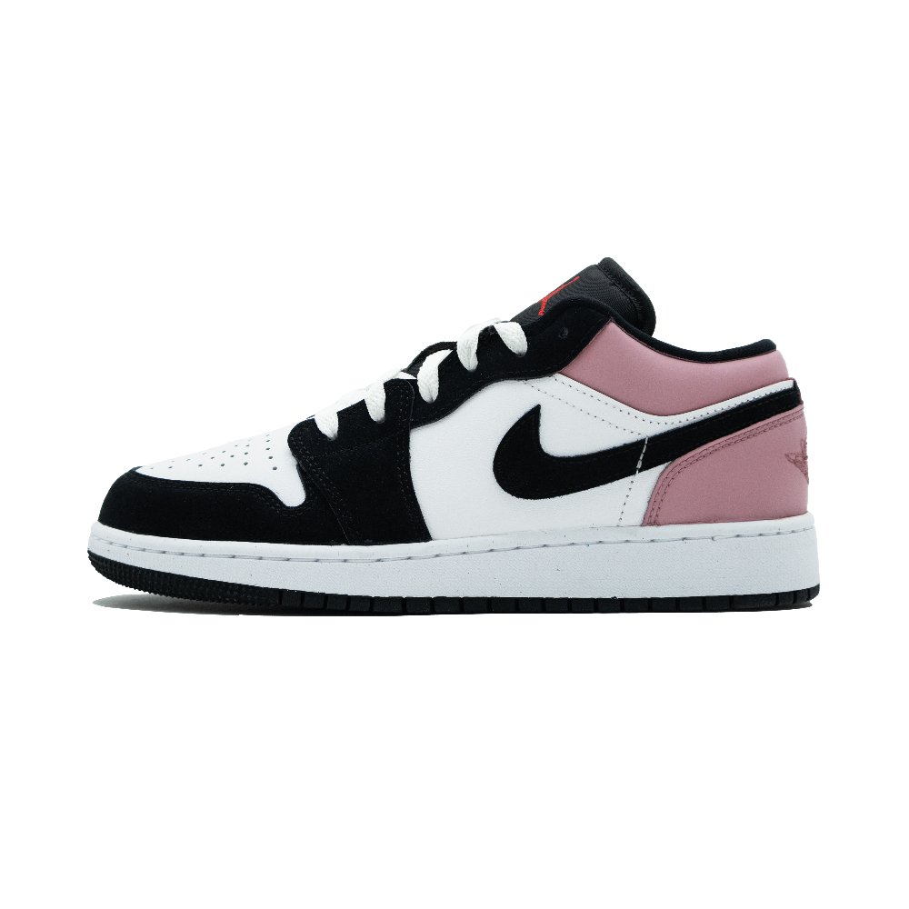 Jordan Air Jordan 1 'Dusk Pulse' Abrasion Resistant Low Top Vintage Basketball Shoes Unisex Black White Pink
