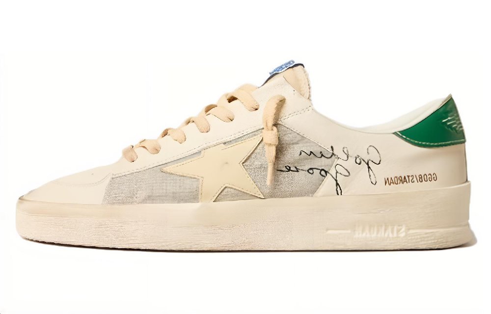 Golden Goose Low-Top Skateboard Shoes Men's White