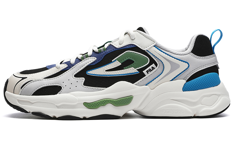 FILA Y2K Low Top Casual Shoes Men's White Black Lotus Gray