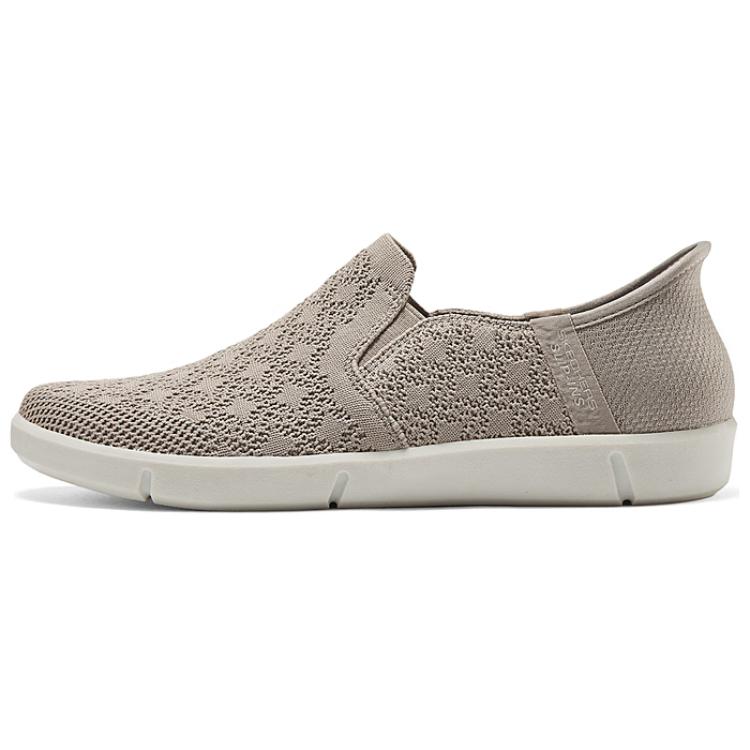 Skechers Cushioning Breathable Low-Top Casual Shoes Women's Taupe