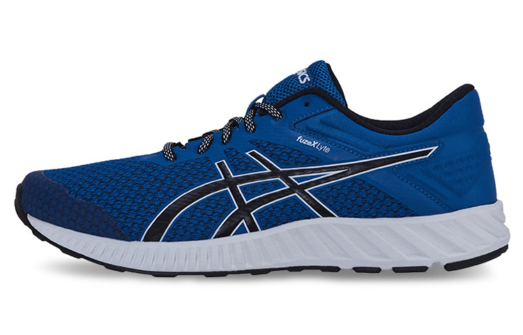 Asics Fuzex Lyte 2 Abrasion Resistant Breathable Low Top Running Shoes Men's Blue White