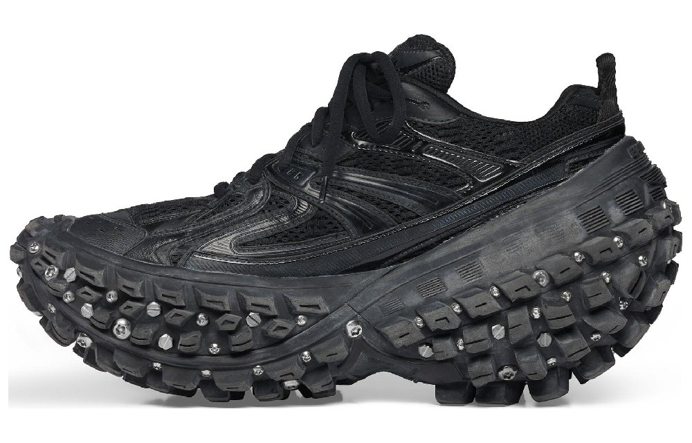 Balenciaga Bouncer Screw Sneakers 'Black Mesh And Nylon' Women's