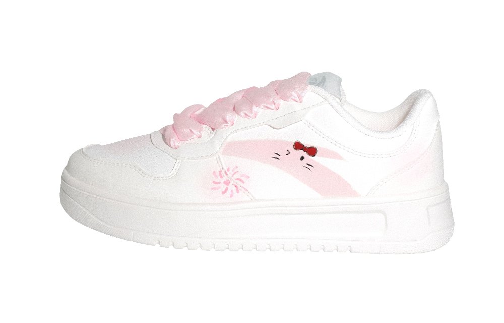 Anta Relaxed Abrasion Resistant Shock Absorbers Low Top Skateboard Shoes Women's White