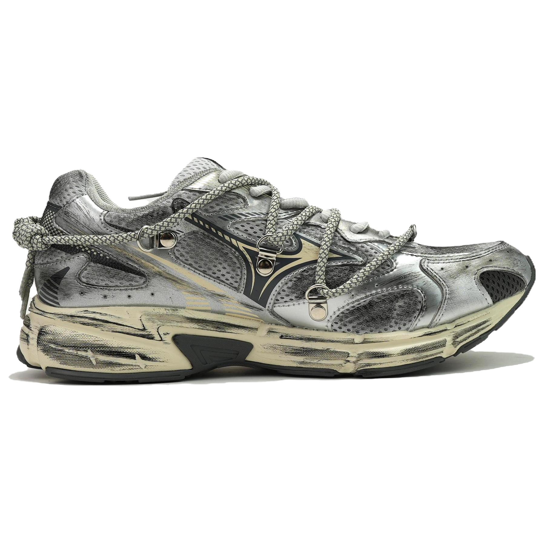 Mizuno Speed 2K Abrasion Resistant Low Top Casual Sprint City Commute Running Shoes Unisex Silver Gray купить в интернет-магазине Yoocart с быстрой доставкой по России.