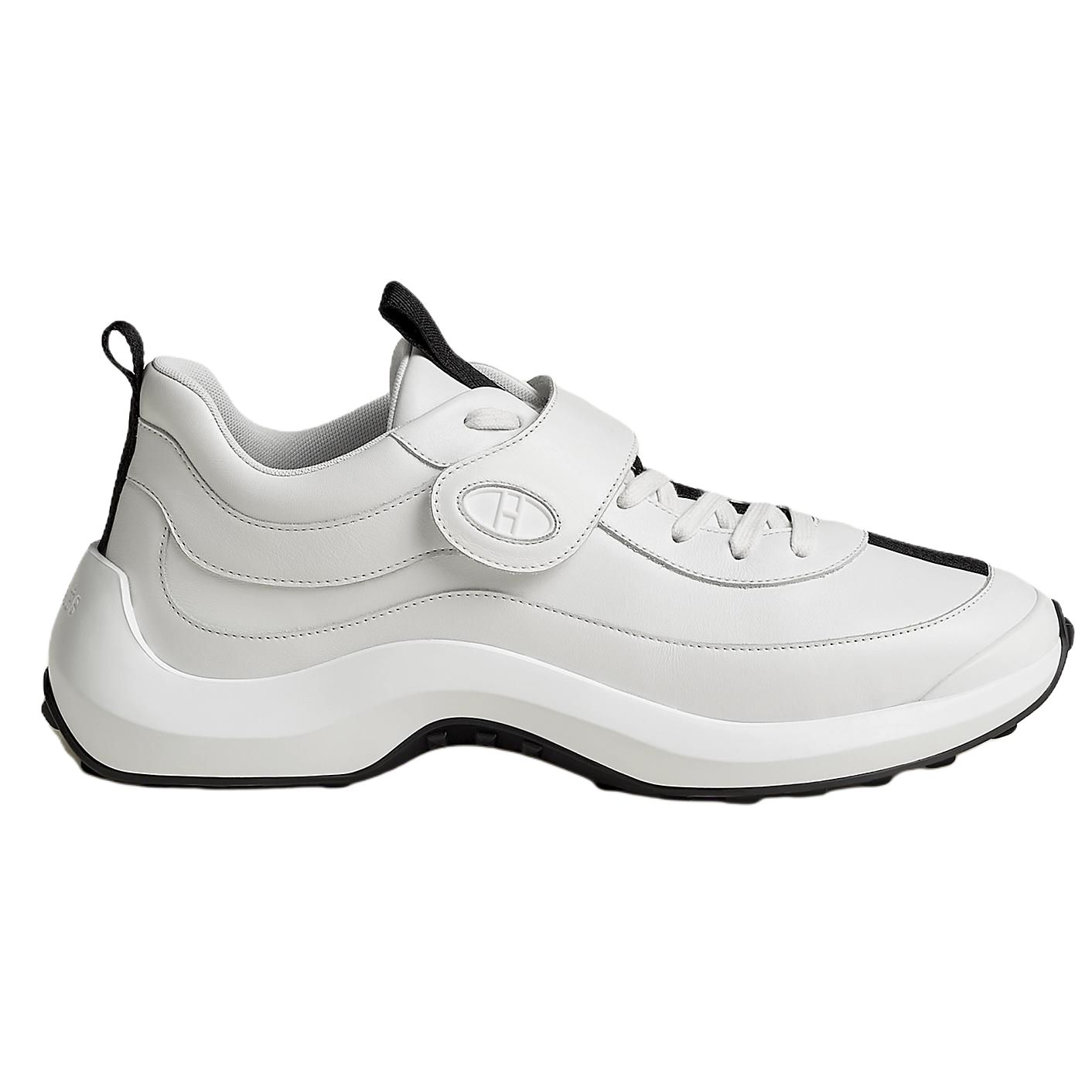 HERMES Loop Low top Casual Shoes 4cm Men's White купить в интернет-магазине Yoocart с быстрой доставкой по России.