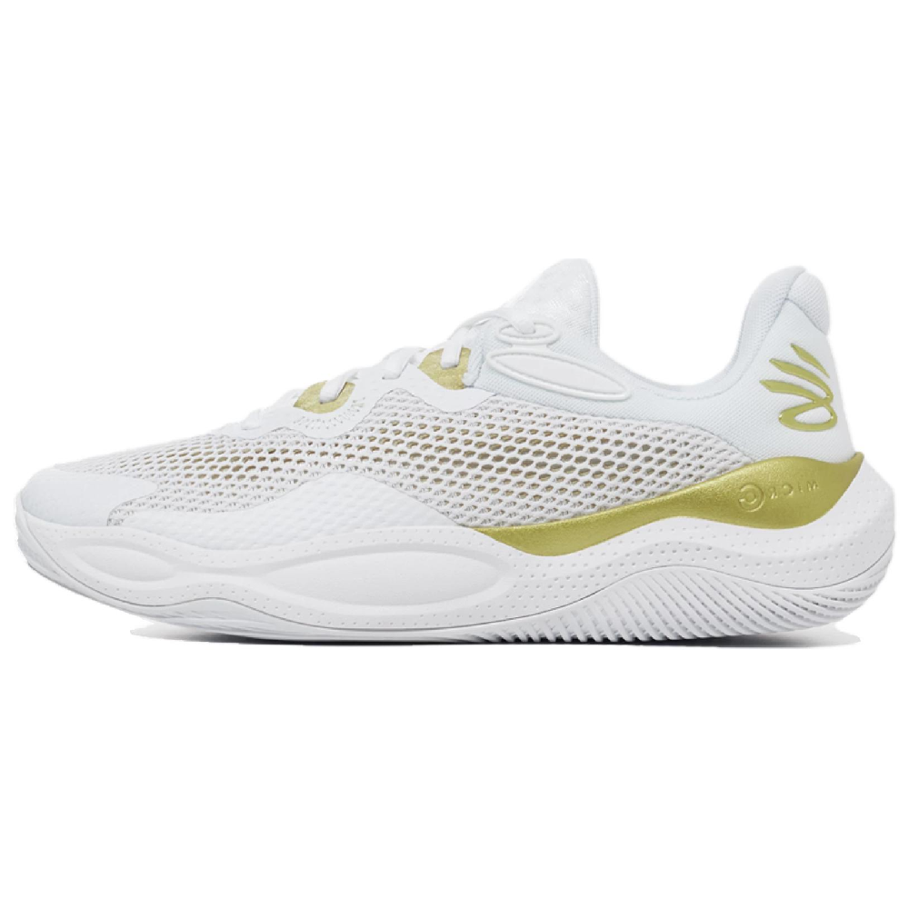 Under Armour Curry Splash 24 Anti-Slip Wear-Resistant Low-Top Basketball Shoes Unisex White