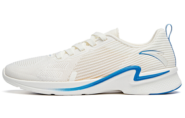 Anta Hydrogen Run II Anti-Slip Wear-Resistant Low-Top Running Shoes Men's Brown Blue