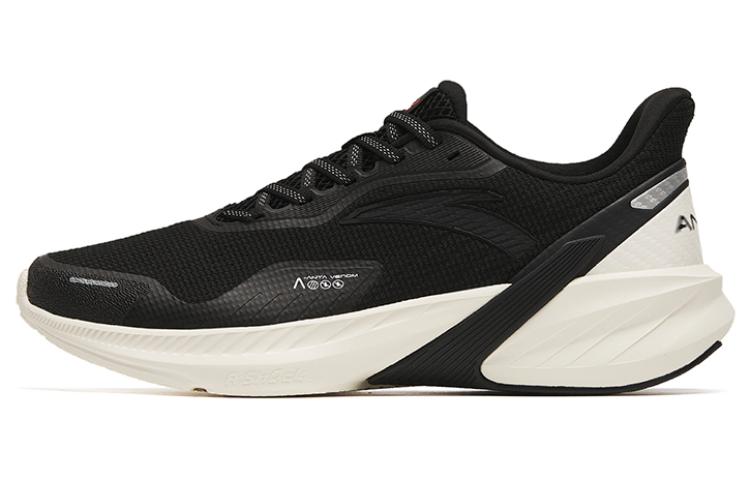 Anta DuCi4 Non slip Lightweight Low Top Running Shoes Women's Black White