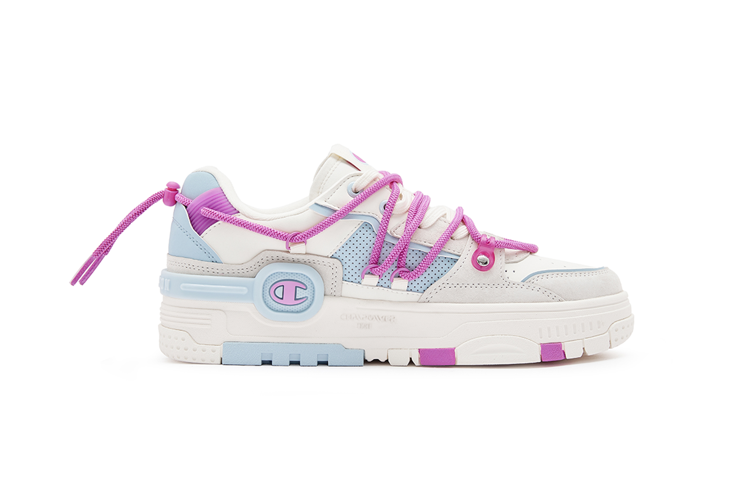 Champion Bumper V1 Headphone Trainer Low top Skateboard Shoes Women's Light Purple