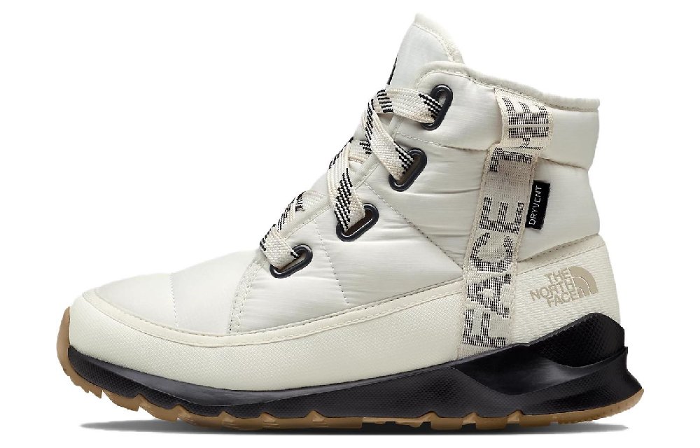 THE NORTH FACE ThermoBall Lace Up Luxe Warm And Wear-Resistant Short Outdoor Boots Women's White