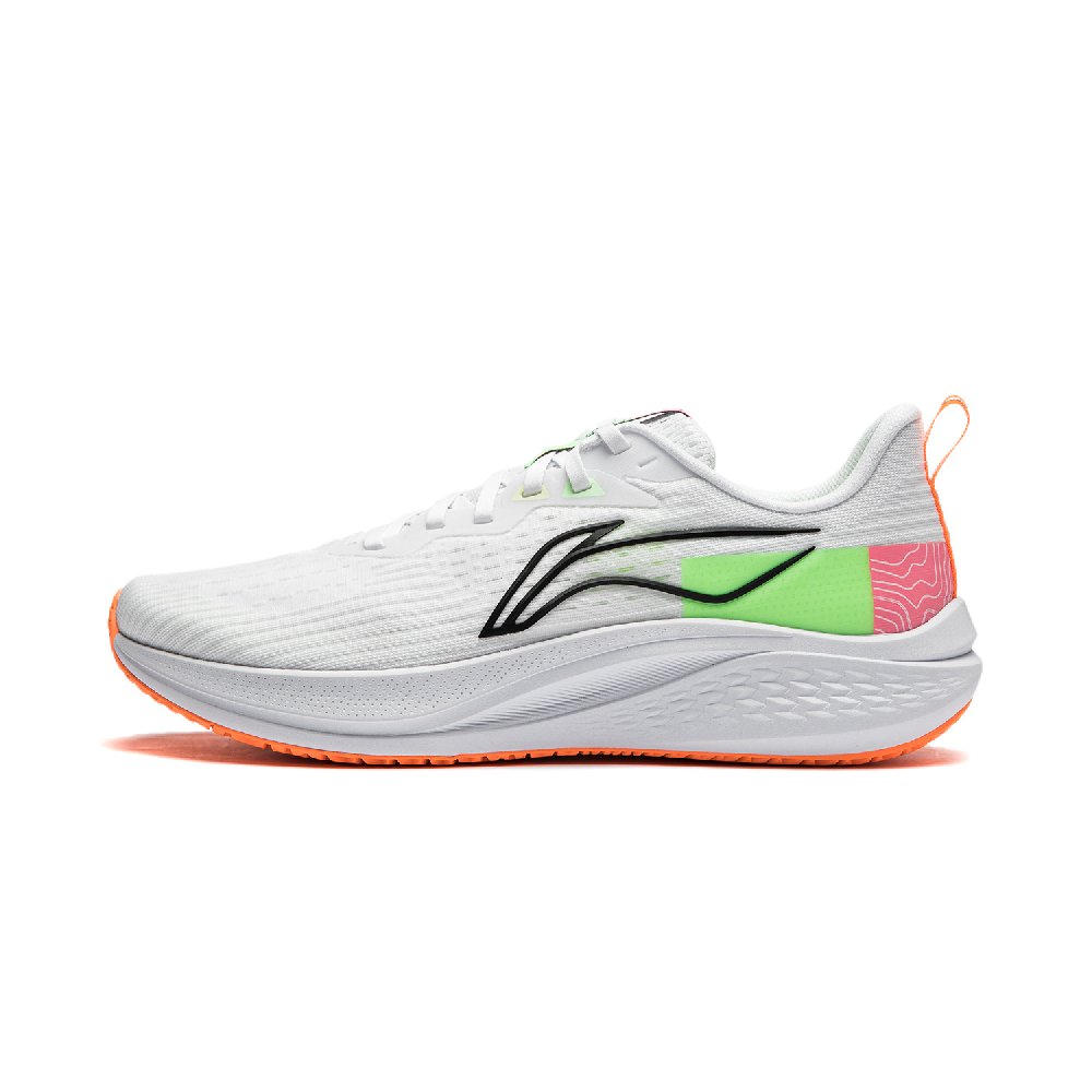 LiNing Red Hare 7 Cushioning Support Lightweight Rebound Low top Training Running Shoes Men's White Green